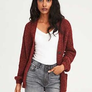 American  eagle outfitters rust color cardigan
